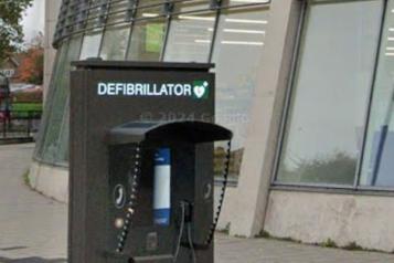 AED outside ASDA Romford